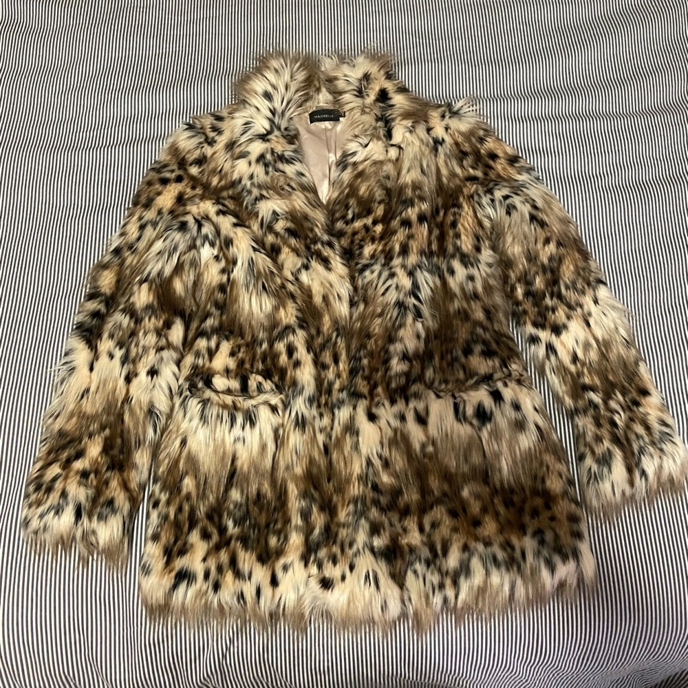 Faux Fur Stella Coat by MAJORELLE
